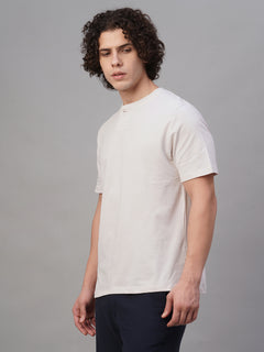 Men’s Cotton Regular Fit T-Shirt Chalk