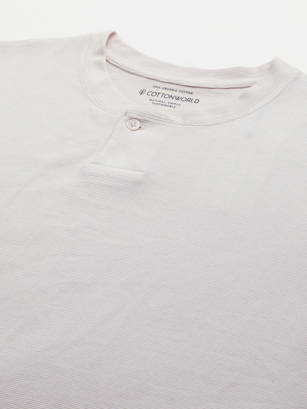 Men's Chalk 100% Cotton Regular Fit Tshirt
