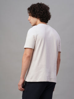 Men’s Cotton Regular Fit T-Shirt Chalk