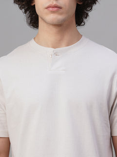 Men’s Cotton Regular Fit T-Shirt Chalk