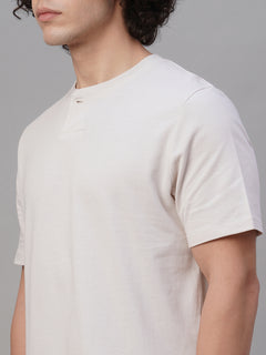 Men’s Cotton Regular Fit T-Shirt Chalk