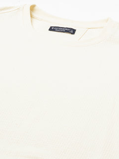 Men’s Cotton Elastane Regular Fit T-Shirt Natural