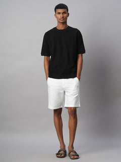Men’s Cotton Regular Fit Relaxed Crew Neck T-Shirt Black