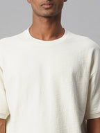 Men's Natural 100% Cotton Regular Fit Tshirt