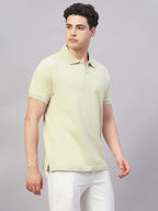 Men's Grey 100% Cotton Regular Fit Tshirt