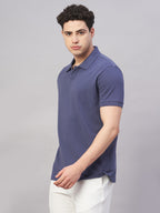 Men's Marine 100% Cotton Regular Fit Tshirt