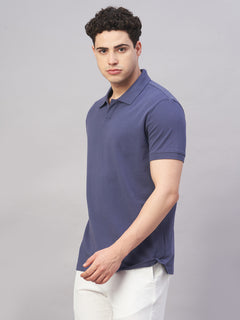 Men’s Cotton Regular Fit T-Shirt Marine