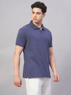 Men’s Cotton Regular Fit T-Shirt Marine