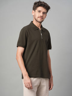 Men’s Cotton Regular Fit T-Shirt Brown
