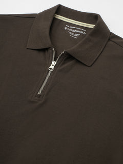 Men’s Cotton Regular Fit T-Shirt Brown