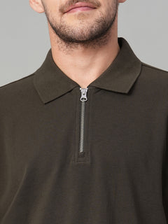 Men’s Cotton Regular Fit T-Shirt Brown