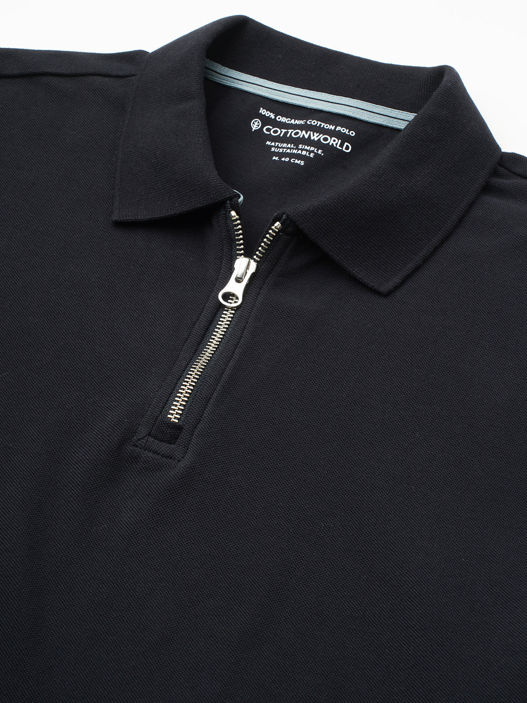 Men's Navy 100% Cotton Regular Fit Tshirt