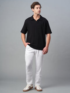 Men's 100% Cotton Relax Fit Tshirt Black