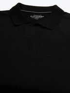 Men's Black 100% Cotton Relax Fit Tshirt