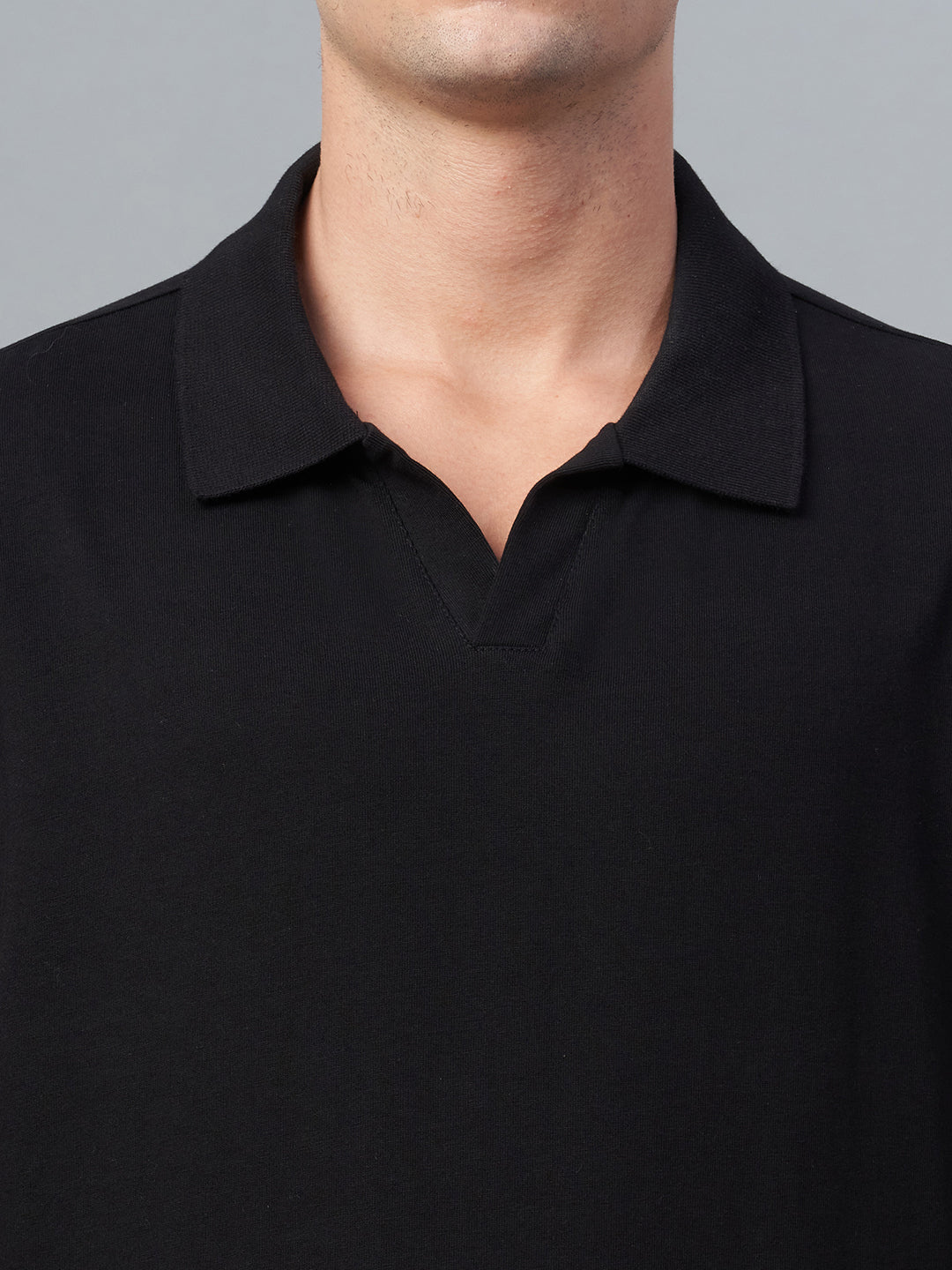 Men's Black 100% Cotton Relax Fit Tshirt