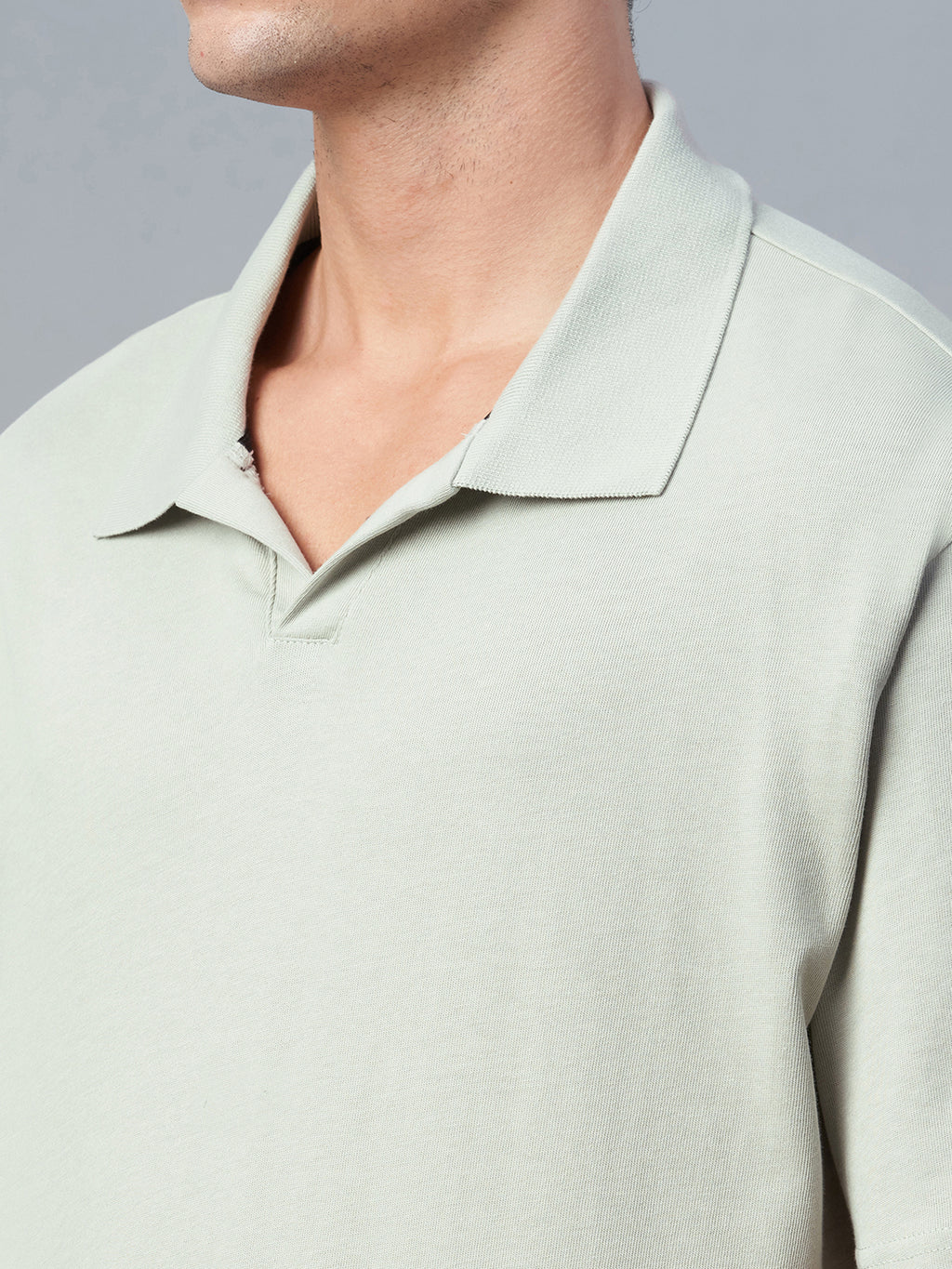 Men's Grey 100% Cotton Relax Fit Tshirt
