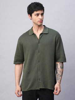 Men’s Cotton Regular Fit T-Shirt Green