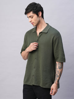 Men’s Cotton Regular Fit T-Shirt Green