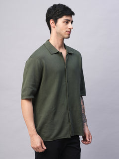 Men’s Cotton Regular Fit T-Shirt Green