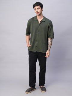 Men’s Cotton Regular Fit T-Shirt Green