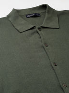 Men's Green 100% Cotton Regular Fit Tshirt