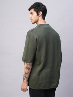 Men’s Cotton Regular Fit T-Shirt Green