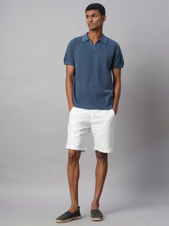 Men’s Cotton Regular Fit Polo T-Shirt Blue