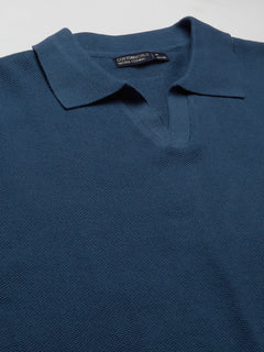 Men’s Cotton Regular Fit Polo T-Shirt Blue