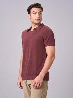 Men’s Cotton Regular Fit T-Shirt Dark Brown