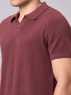 Men’s Cotton Regular Fit T-Shirt Dark Brown