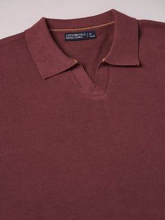 Men’s Cotton Regular Fit T-Shirt Dark Brown