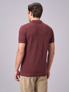 Men’s Cotton Regular Fit T-Shirt Dark Brown