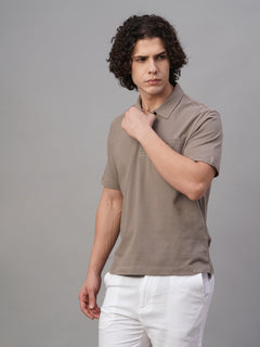 Men’s Cotton Regular Fit T-Shirt Khaki