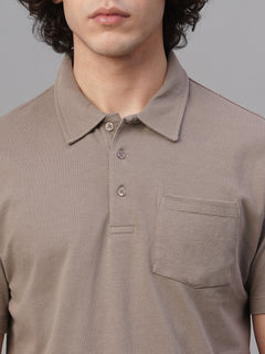 Men’s Cotton Regular Fit T-Shirt Khaki