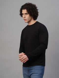 Men’s Cotton Bamboo Elastane Slim Fit T-Shirt Black