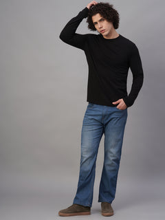 Men’s Cotton Bamboo Elastane Slim Fit T-Shirt Black