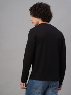 Men’s Cotton Bamboo Elastane Slim Fit T-Shirt Black