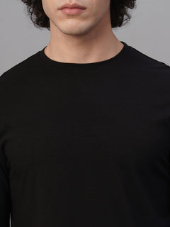 Men’s Cotton Bamboo Elastane Slim Fit T-Shirt Black