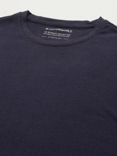 Men’s Cotton Bamboo Elastane Slim Fit T-Shirt Navy