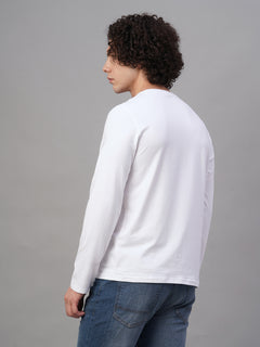 Men's Cotton Bamboo Elastane Slim Fit Tshirt White