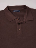 Men's Brown 100% Cotton Regular Fit Tshirt