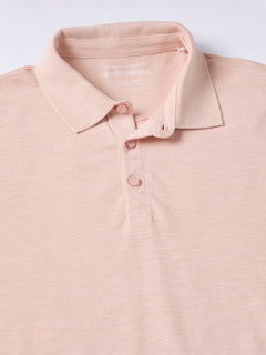 Men’s Organic Cotton Regular Fit T-Shirt Peach