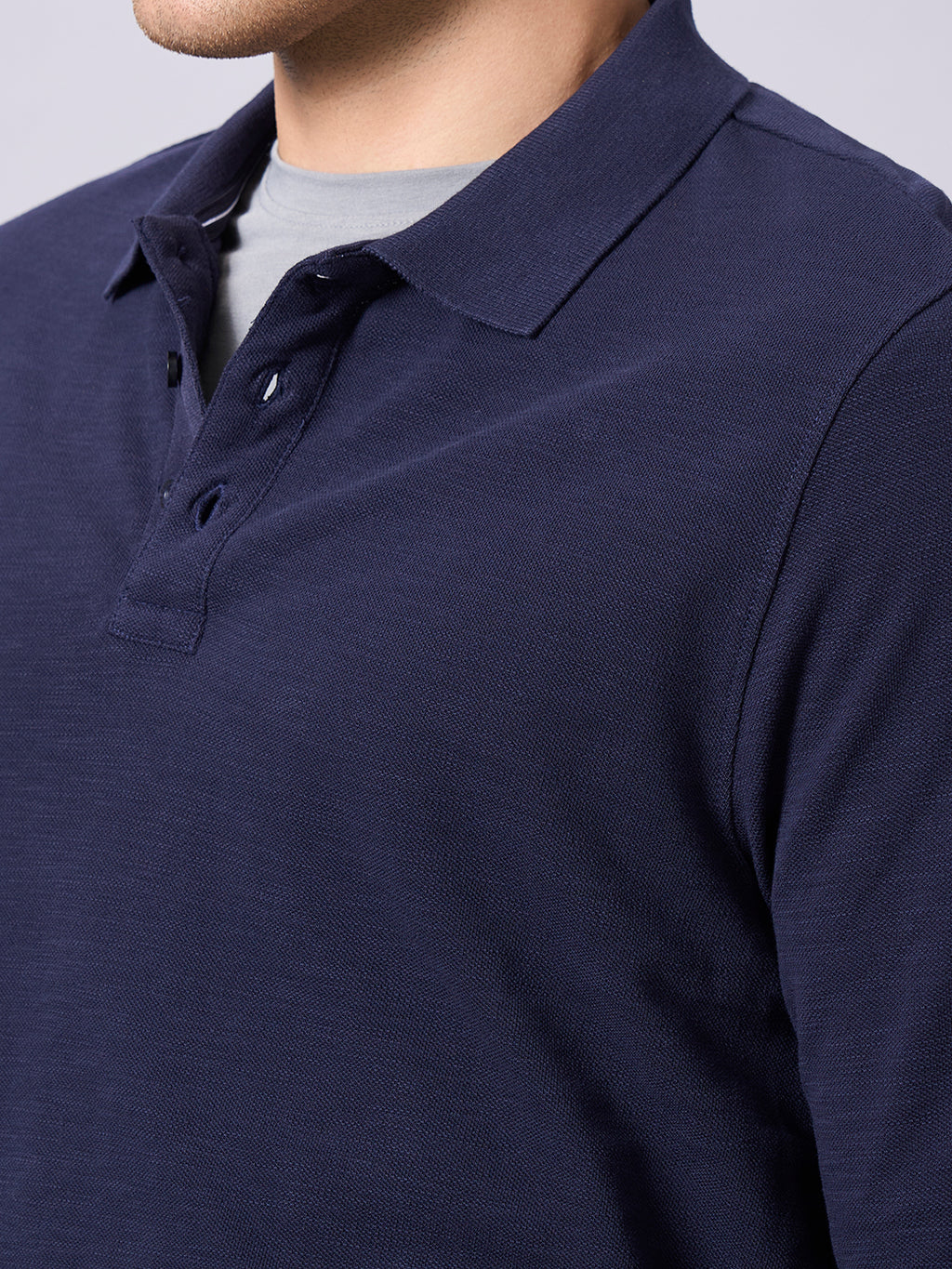 Men's Navy 100% Organic Cotton Regular Fit Tshirt