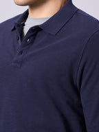 Men's Navy 100% Organic Cotton Regular Fit Tshirt