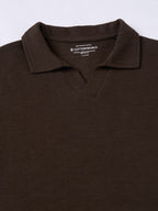 Men's Brown 100% Organic Cotton Relax Fit Tshirt