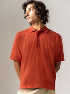 Men's Red 100% Cotton Regular Fit Tshirt