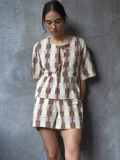 Women’s Cotton Regular Fit Blouse Pink