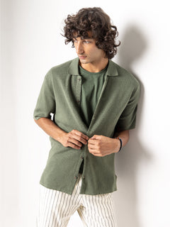 Men’s Cotton Regular Fit T-Shirt Green