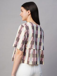 Women’s Cotton Regular Fit Blouse Pink