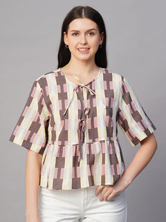 Women’s Cotton Regular Fit Blouse Pink